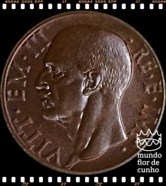 Km 74 Itália 10 Centesimi 1937 RXX SOB/FC # Victor Emmanuel III ©