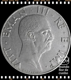 Km 76a Itália 50 Centesimi 1940 R/XVIII MBC/SOB # Victor Emmanuel III © - comprar online
