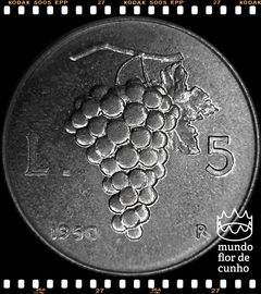 Km 89 Itália 5 Lire (Nós Temos Mais de Uma Data # Favor Escolher uma Data Abaixo e o Estado de Conservação) 1949 1950 ©