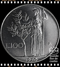 Km 96.1 Itália 100 Lire (Nós Temos Mais de Uma Data # Favor Escolher uma Data Abaixo e o Estado de Conservação) 1956 1966 1970 ®