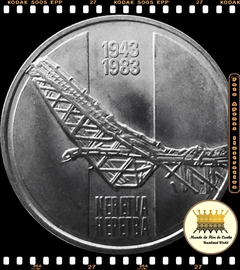 Km 97.1 Iugoslávia 10 Dinara ND (1983) XFC # 40º Aniversário - Batalha do Rio Sutjeska © - comprar online