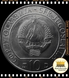 Km 97.1 Iugoslávia 10 Dinara ND (1983) XFC # 40º Aniversário - Batalha do Rio Sutjeska ©