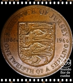 Km 26 Jersey, Bailiado 1/12 Shilling ND (1966) MBC/SOB # 900° aniversário da Batalha de Hastings ©