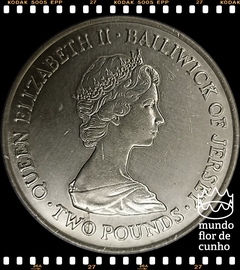 Km 52 Jersey, Bailiado 2 Pounds 1981 Escassa # Casamento Principe Charles e Diana Spencer © - comprar online