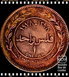Km 35 Jordania Fils AH 1398 (1978) XFC Proof Muito Escassa © - comprar online