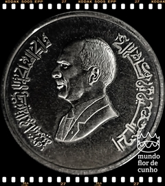 Km 53 Jordania 2 1/2 Piastres AH 1416 (1916) FC Proof Muito Escassa ©