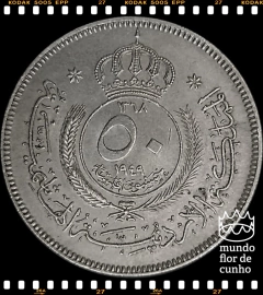 Km 6 Jordania 50 Fils AH 1368 (1949) S/FC Escassa ©