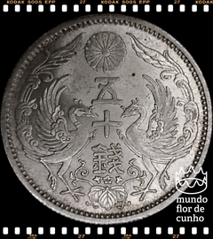 Km 46 Japão 50 Sen 11 (1922) XFC Prata Rara ©