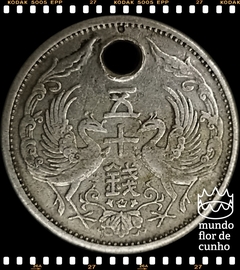 Km 50 Japão 50 Sen 10 (1935) MBC Prata # Moeda com Furo © - comprar online