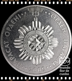 Km 140 Cazaquistão 50 Tenge 2009 XFC Prooflike Escassa # Insignia Medalha Parasat ®