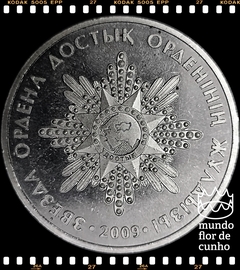 Km 145 Cazaquistão 50 Tenge 2009 XFC Prooflike Escassa # Medalha Estrela da Ordem de Dostyk ® - comprar online