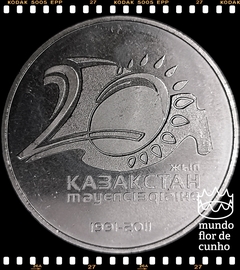 Km 210 Cazaquistão 50 Tenge 2011 XFC Escassa # 20 Anos de independência ®