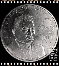 Km 321 Cazaquistão 50 Tenge 2015 XFC Escassa # 100º Aniversário - Zhumabek Tashenev ®