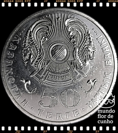 Km 77 Cazaquistão 50 Tenge 2006 XFC Prooflike Escassa # Altyn Kyran Order Breast Star ® - comprar online