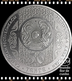 Km NEW Cazaquistão 50 Tenge 2013 XFC Prooflike Escassa # Aldar-Kose - Contos do povo do Cazaquistão ® - comprar online