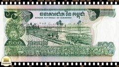 .P16b Camboja 500 Riels ND(1973-75) FE - comprar online