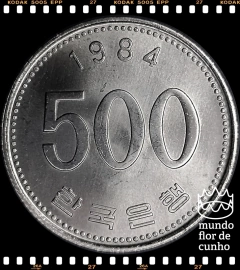 Km 27 Coréia do Sul 500 Won 1984 # Garça Azul da Manchúria ® - comprar online