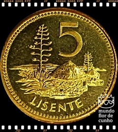 Km 62 Lesoto (Lessoto) 5 Lisente 1998 XFC Prooflike ©