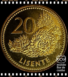 Km 64 Lesoto (Lessoto) 20 Lisente 1998 XFC Prooflike ©