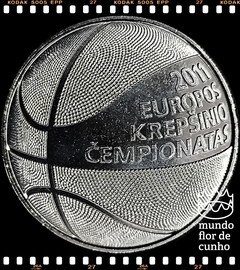 Km 177 Lituânia 1 Litas 2011 XFC Escassa # Campeonato Europeu de Basquete ®