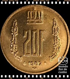 Km 58 Luxemburgo 20 Francs 1982 FC # Jean ©