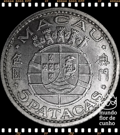 Km 5a Macau 5 Patacas 1971 XFC Prata Escassa © - comprar online