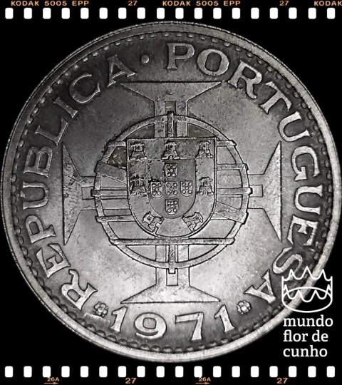 Km 5a Macau 5 Patacas 1971 XFC Prata Escassa ©