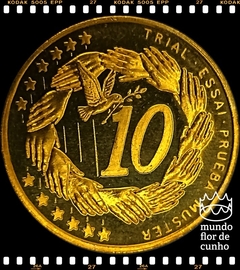 N#178601 Malta 10 Cents 2004 XFC Proof Muito Escassa ©