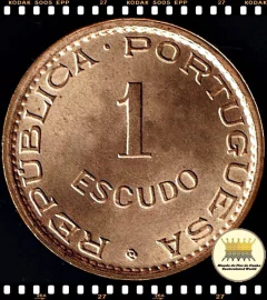 Km 82 Mocambique 1 Escudo (Nós Temos Mais de Uma Data # Favor Escolher uma Data Abaixo e o Estado de Conservação) 1973 1974 ®