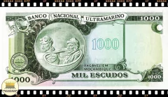 P119 Moçambique 1000 Escudos ND (1976 - data antiga 23.05.1972) FE - comprar online