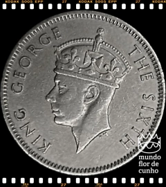 Km 27 Maurício, Ilha 1/4 Rupee 1950 SOB/FC Escassa # George VI © - comprar online