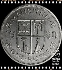 Km 55 Maurício, Ilha 1 Rupee 1990 XFC © - comprar online
