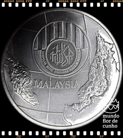 Km 14 Malásia 25 Ringgit 1976 XFC Prata Escassa # 25º Aniversário da Caixa de Previdência dos Empregados ©