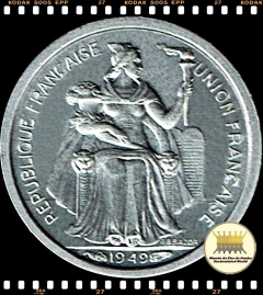 Km 1 Nova Caledônia 50 Centimes 1949 (a) XFC ® - comprar online