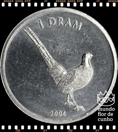 Km 8 Artsaque, República de (Nagorno-Karabakh) 1 Dram 2004 XFC ® - comprar online