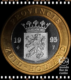 Holanda Medalha da Província da Holanda do Sul cunhado pela Casa da Moeda da Holanda # 1995 XFC Bimetálica ©