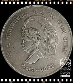 Km 794 Nepal 10 Rupee 2025 (1968) MBC F.A.O. (FAO) Prata Escassa # Alimentos para todos ©