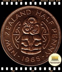 Km 23.2 Nova Zelandia 1/2 Penny (Nós Temos Mais de Uma Data # Favor Escolher uma Data Abaixo e o Estado de Conservação) 1957 1963 1965 ® na internet