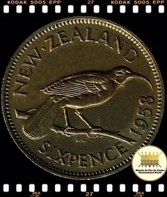 Km 26.2 Nova Zelandia 6 Pence (Nós Temos Mais de Uma Data # Favor Escolher uma Data Abaixo e o Estado de Conservação) 1958 1959 1960 1961 1962 1963 1964 1965 ®