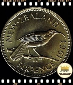 Km 26.2 Nova Zelandia 6 Pence (Nós Temos Mais de Uma Data # Favor Escolher uma Data Abaixo e o Estado de Conservação) 1958 1959 1960 1961 1962 1963 1964 1965 ®