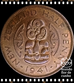 Km 12 Nova Zelandia 1/2 Penny 1941 FC Muito Escassa ©