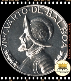 Km 11.2a Panamá 1/4 Balboa 1967 XFC Escassa ©