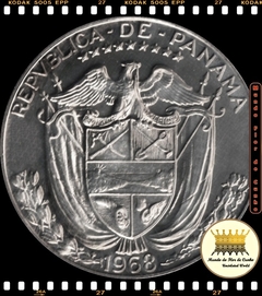 Km 11.2a Panamá 1/4 Balboa 1967 XFC Escassa © - comprar online