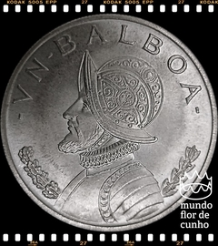 Km 27 Panamá 1 Balboa 1966 (RCM) XFC Prata Muito Escassa ©