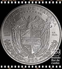 Km 27 Panamá 1 Balboa 1966 (RCM) XFC Prata Muito Escassa © - comprar online