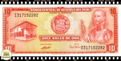 P100c.1 Peru 10 Soles de Oro 04/05/1972 FE na internet