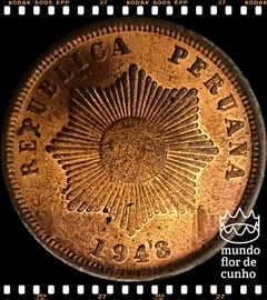 Km 212.2 Peru 2 Centavos 1948 XFC Escassa © - comprar online