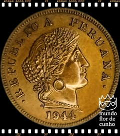 Km 221.1 Peru 20 Centavos 1944 XFC ©