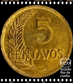 Km 223.4 Peru 5 Centavos 1949 FC Escassa ©