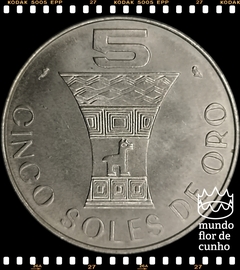 Km 252 Peru 5 Soles de Oro 1969 XFC ©